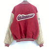 Levi Strauss American Champ League Snapped Red Bomber Jacket Size L