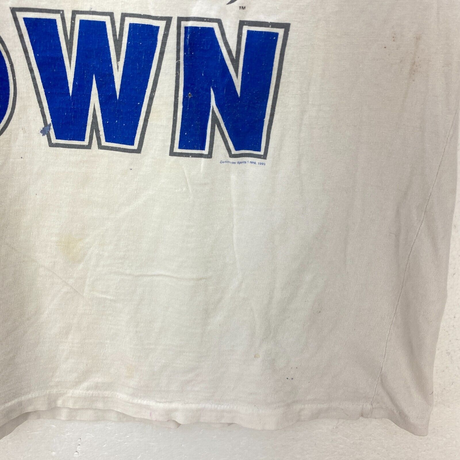 Toronto Maple Leafs Stanley's Coming To Town White T-shirt NHL Size L