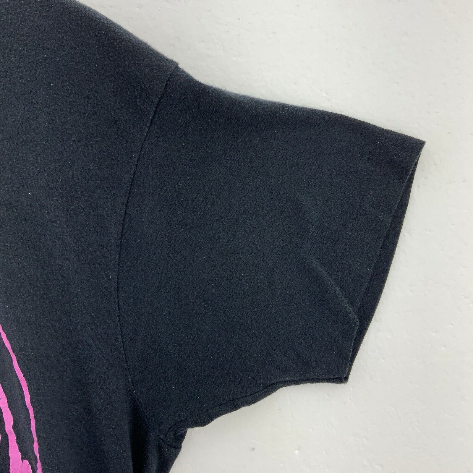 1988 Warner Bros Imagine John Lennon Portrait Beatles Black T-shirt Size L