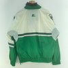 Boston Celtics Embroidered Patch Green Jacket Pullover 1/4 Zip Jacket Size M