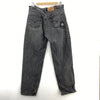 Levi's 634 Orange Tab Light Wash Black Demin Straight Jeans Size 32