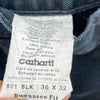 Vintage Carhartt Dungaree Fit Navy Blue Canvas Pants Size 36 x 32