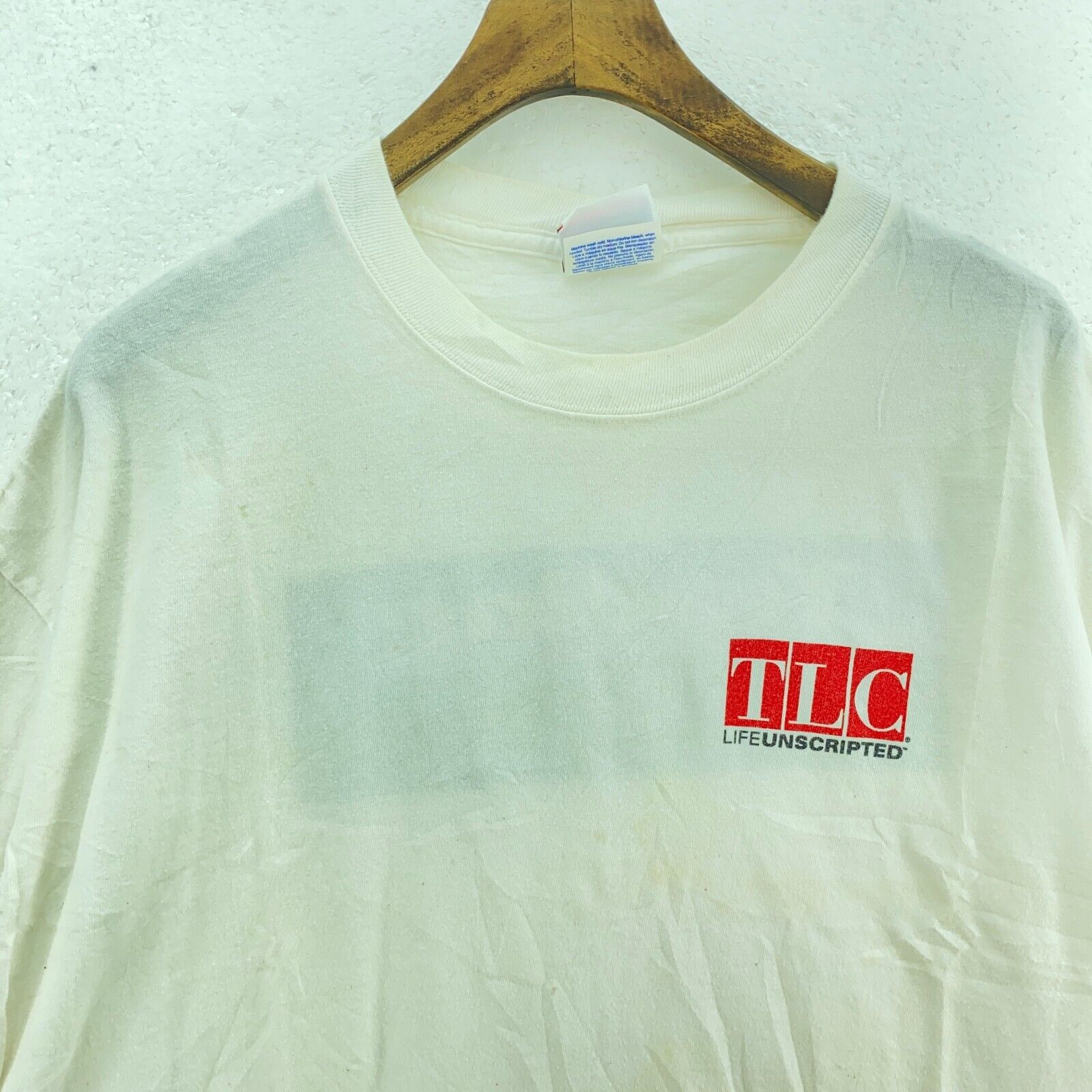 Discovery Channel TLC Trading Spaces White Vintage T-shirt XL