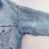 Levi's Sherpa Denim Jacket Blue Light Wash Size M Snap Up
