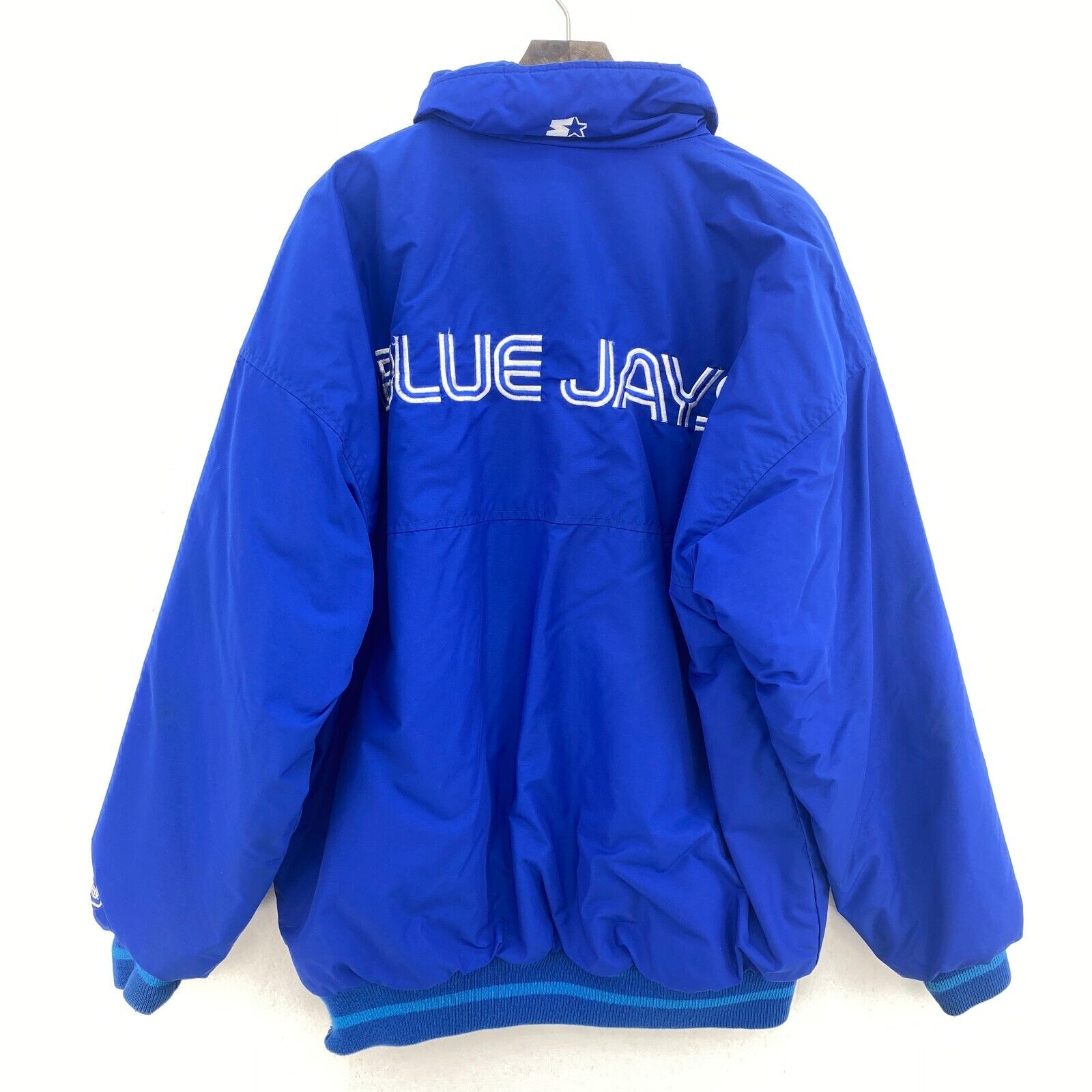 Starter Toronto Blue Jays Blue Full Zip Insulated Jacket Size L