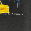 Vintage Nutmeg Dallas Cowboys 1995 NFL Black T-shirt Size L Kids