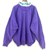Disney's Blizzard Beach Quarter Zip Purple Sweatshirt Size XL