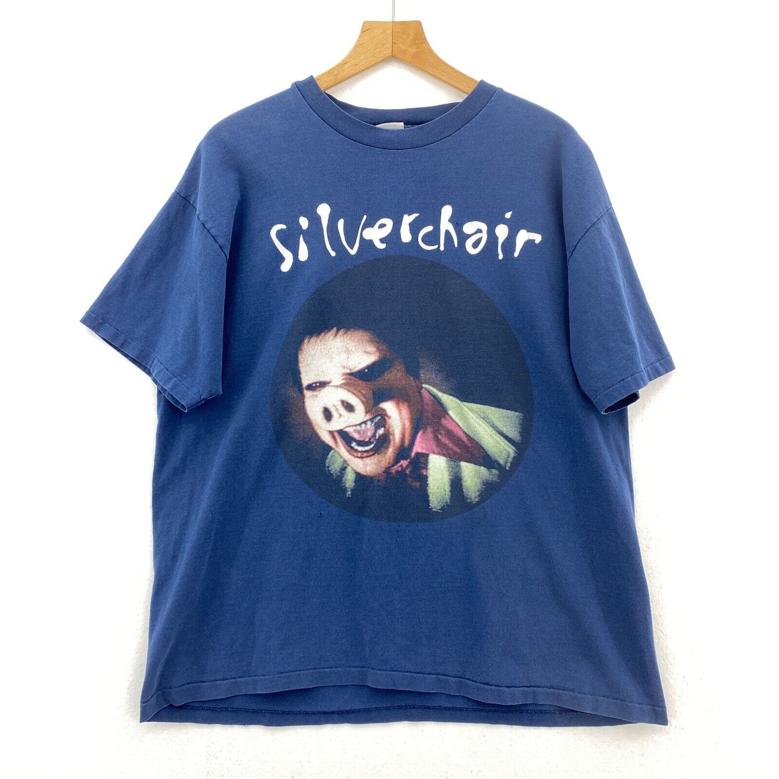 Silverchair Rock Band 1995 Tour Blue T-shirt Size XL