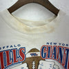 Super Bowl XXV NFL 1990 Buffalo Bills VS New York Giants White Sweatshirt Size L