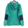 The North Face Quarter Zip Fleece Hooded Pullover Jacket Size M Blue