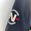 Vintage Nautica Competition Embroidered Black Insulated Pullover Jacket Size L