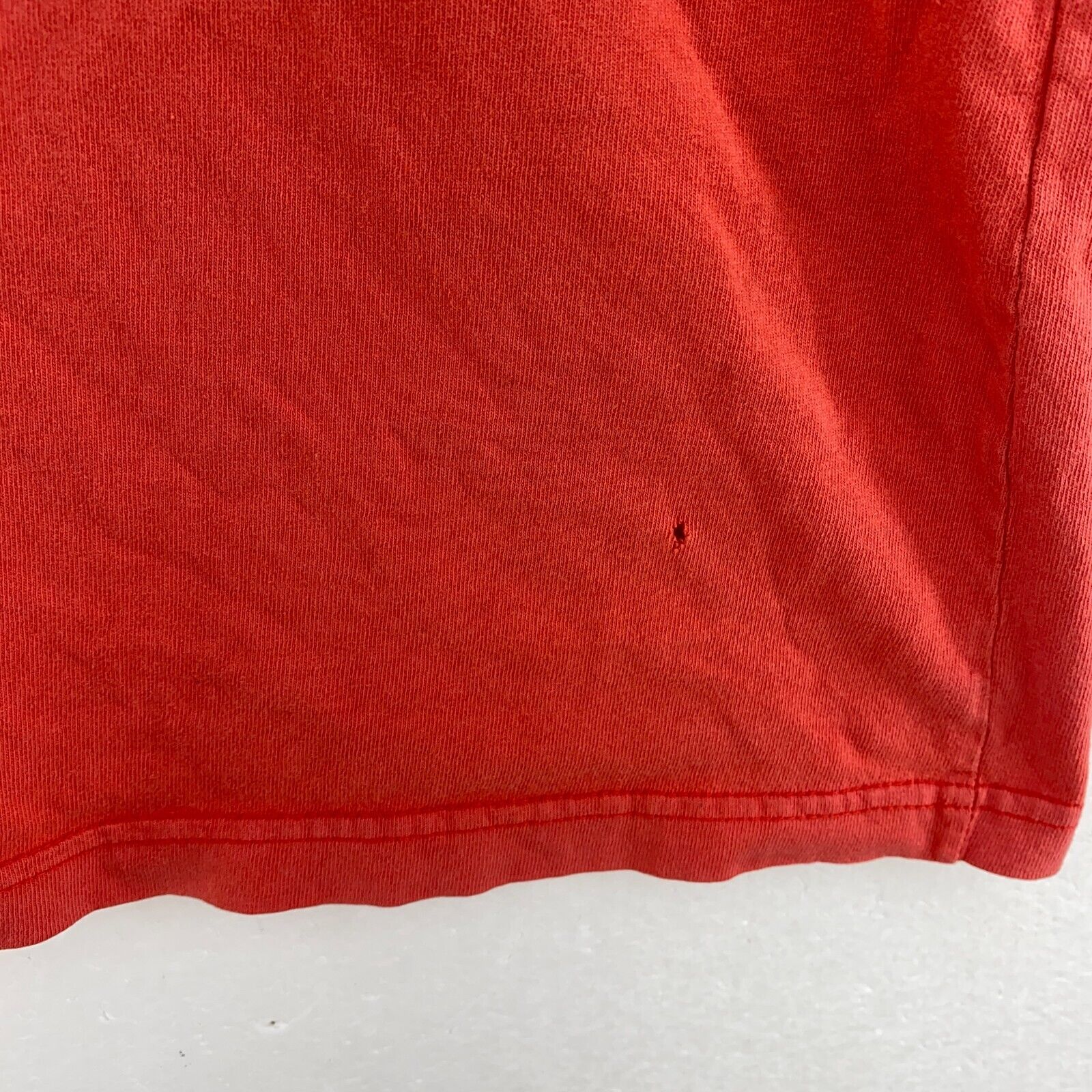 Vintage Reebok Flag Logo Red T-shirt Size M