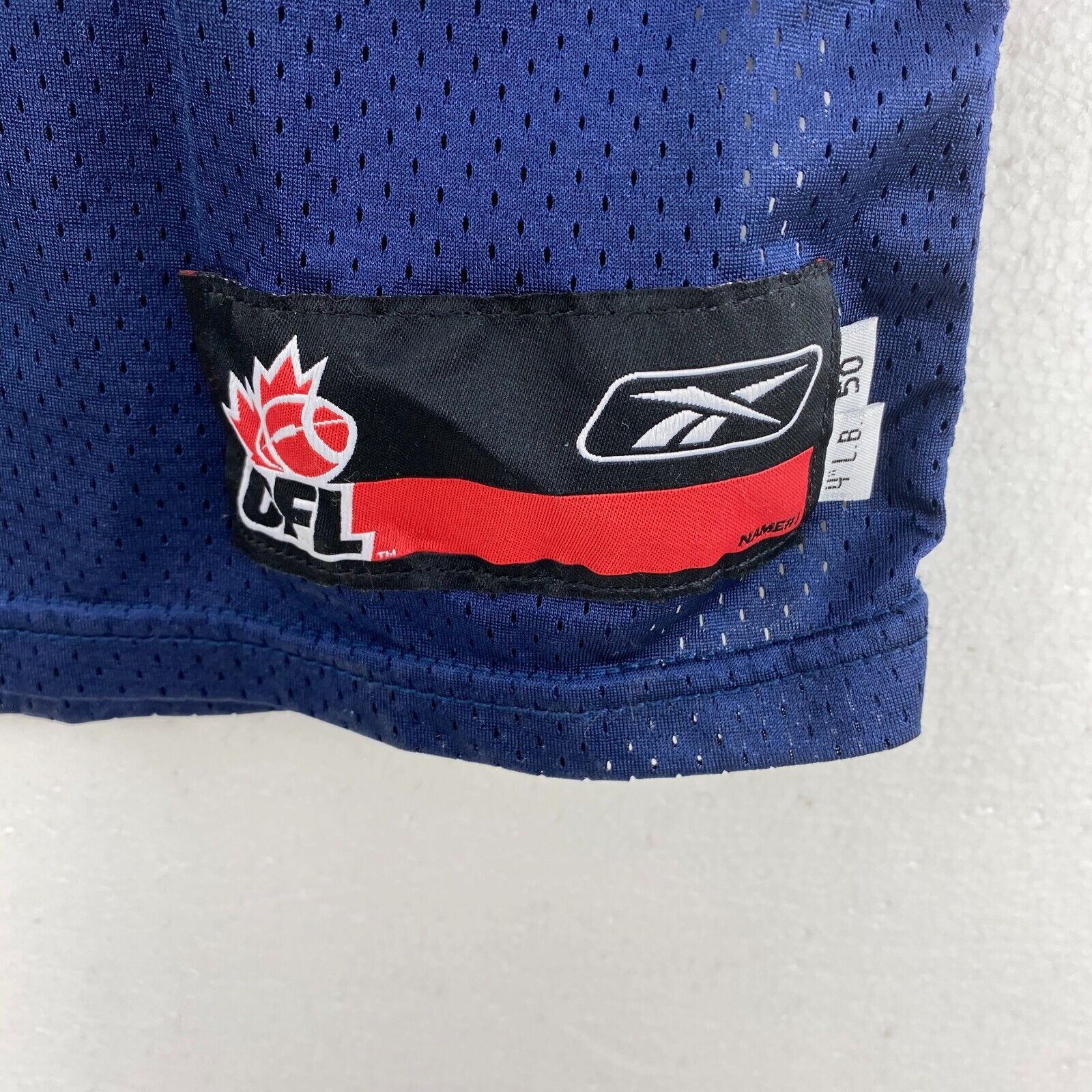 Toronto Argonauts CFL #65 Mills Blue Short Sleeve Jersey Size M