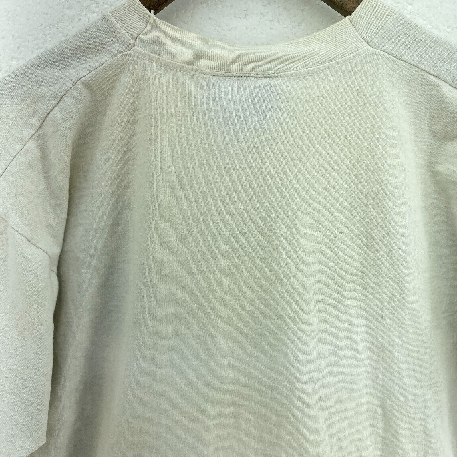 Vintage Disney Mickey Mouse Baseball White T-shirt Size M