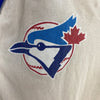 Toronto Blue Jays Button Up MLB White Cotton Jersey Size XL