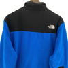 The North Face Blue Logo Fleece Full Zip Jacket Size XL Women's