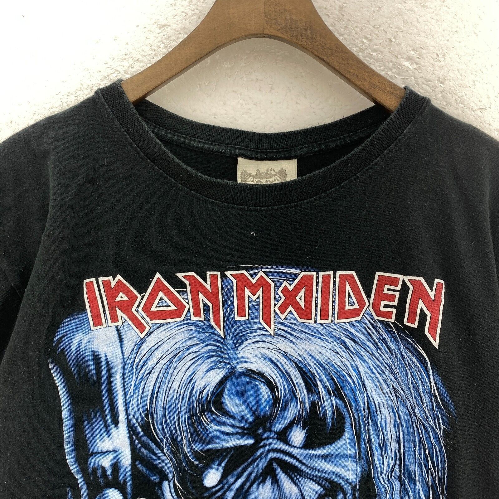 Iron Maiden The Number Of The Beast Rock Band Black T-shirt Size S