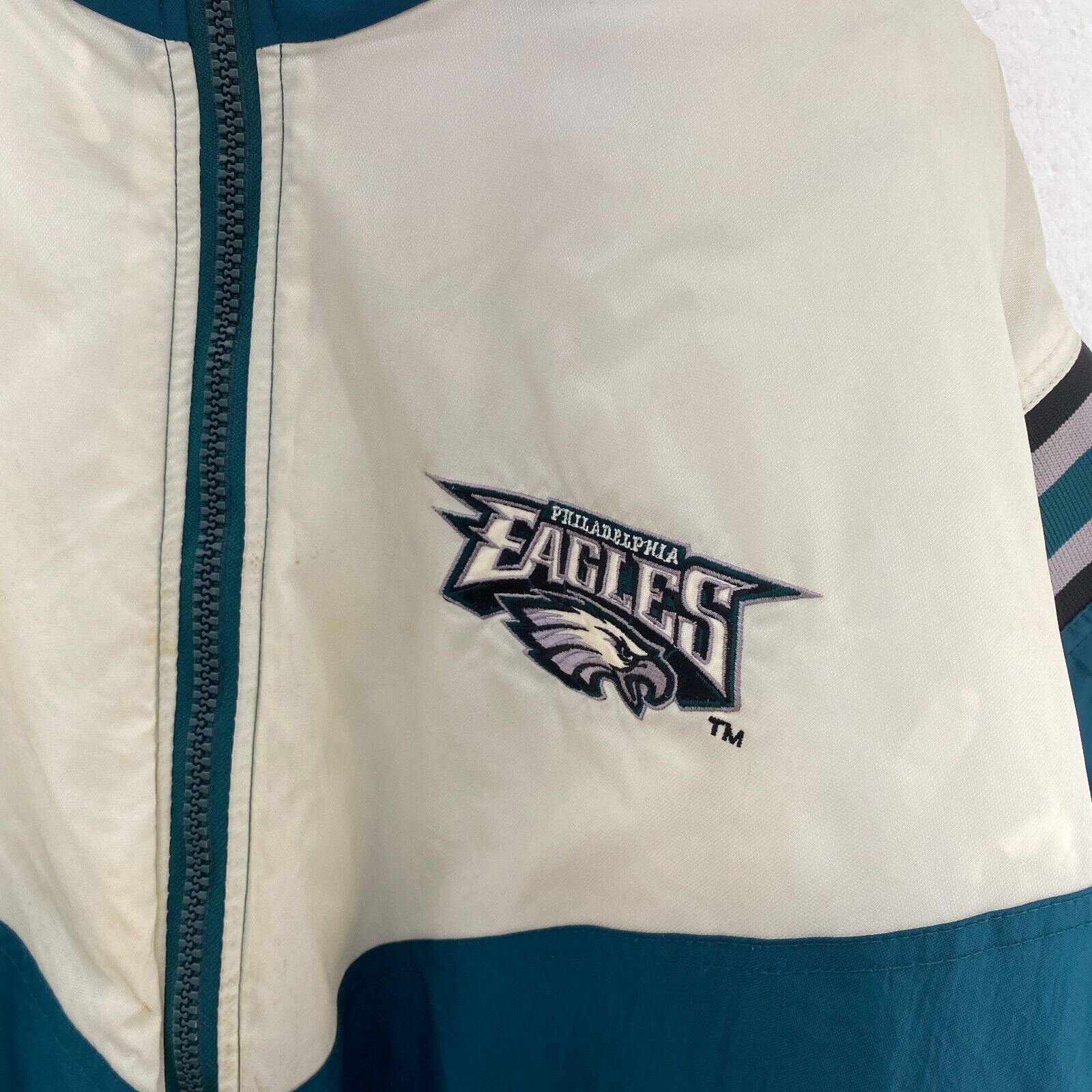 Philadelphia Eagles NFL Experience Full Zip Insulated Green Jacket Size L
