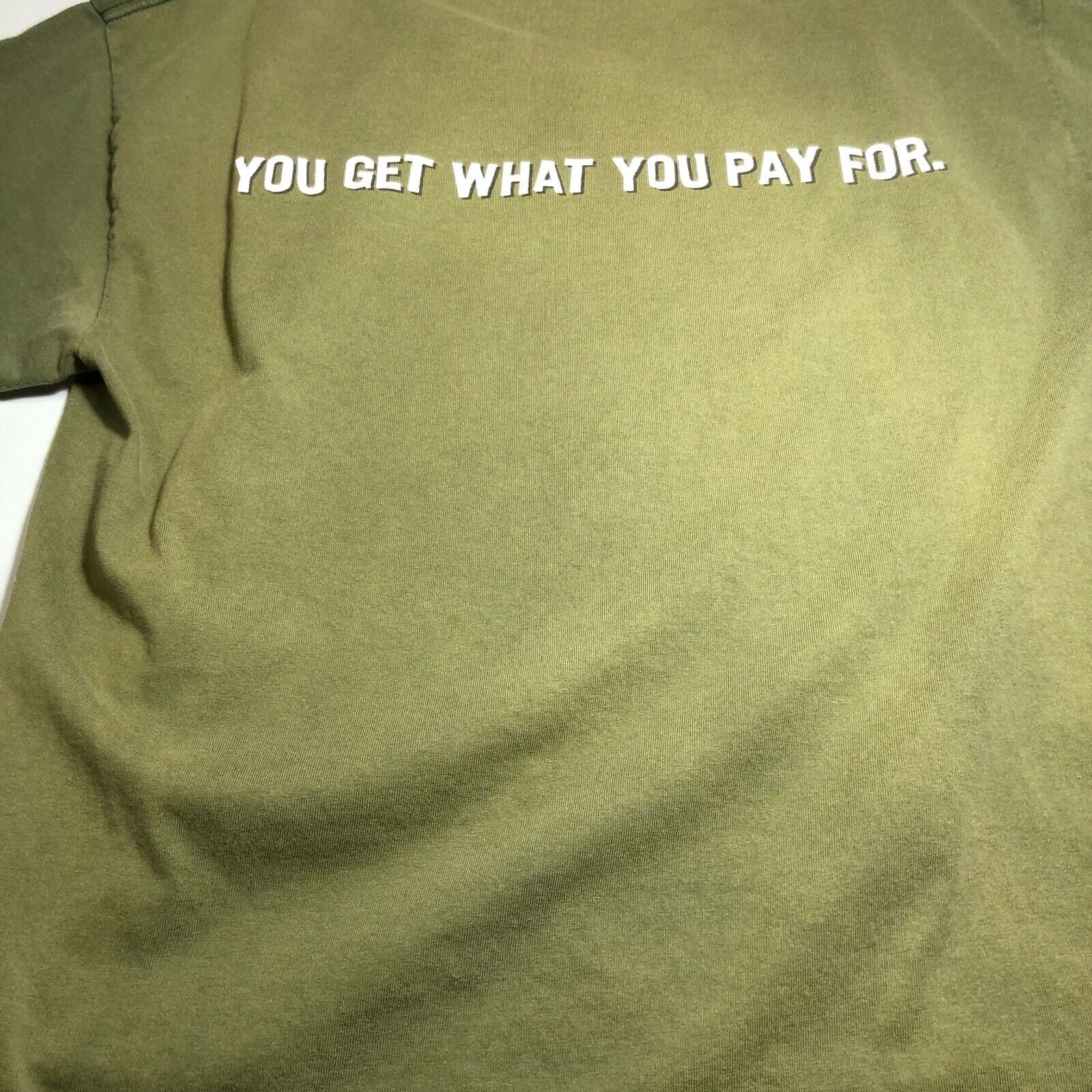 2008 Drillbit Taylor Comedy Movie Budget Bodyguard Green T-shirt Size M