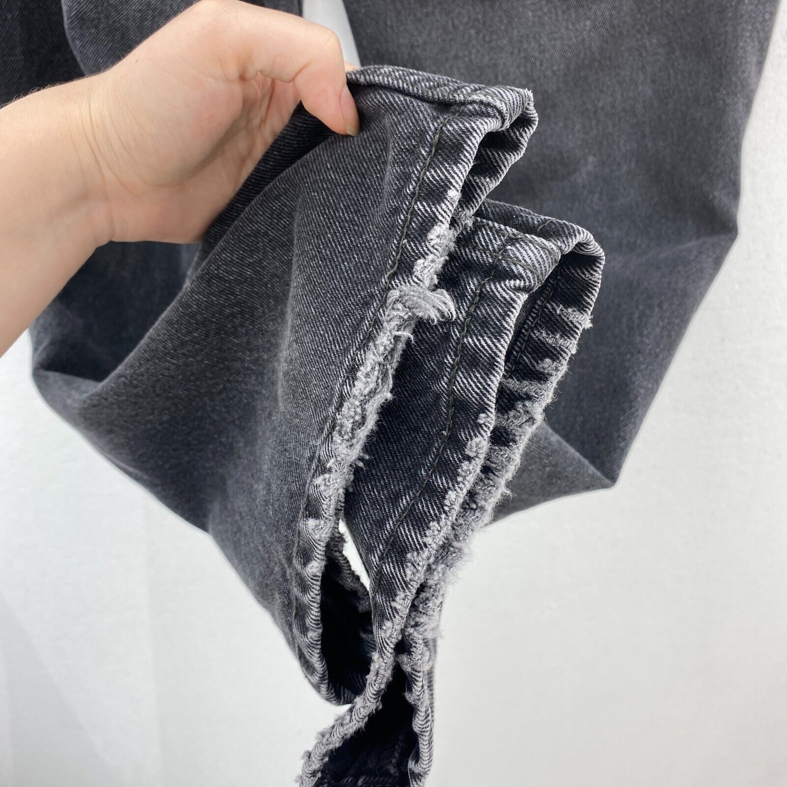 Levi's 516 Black Jeans Straight Leg Size 33