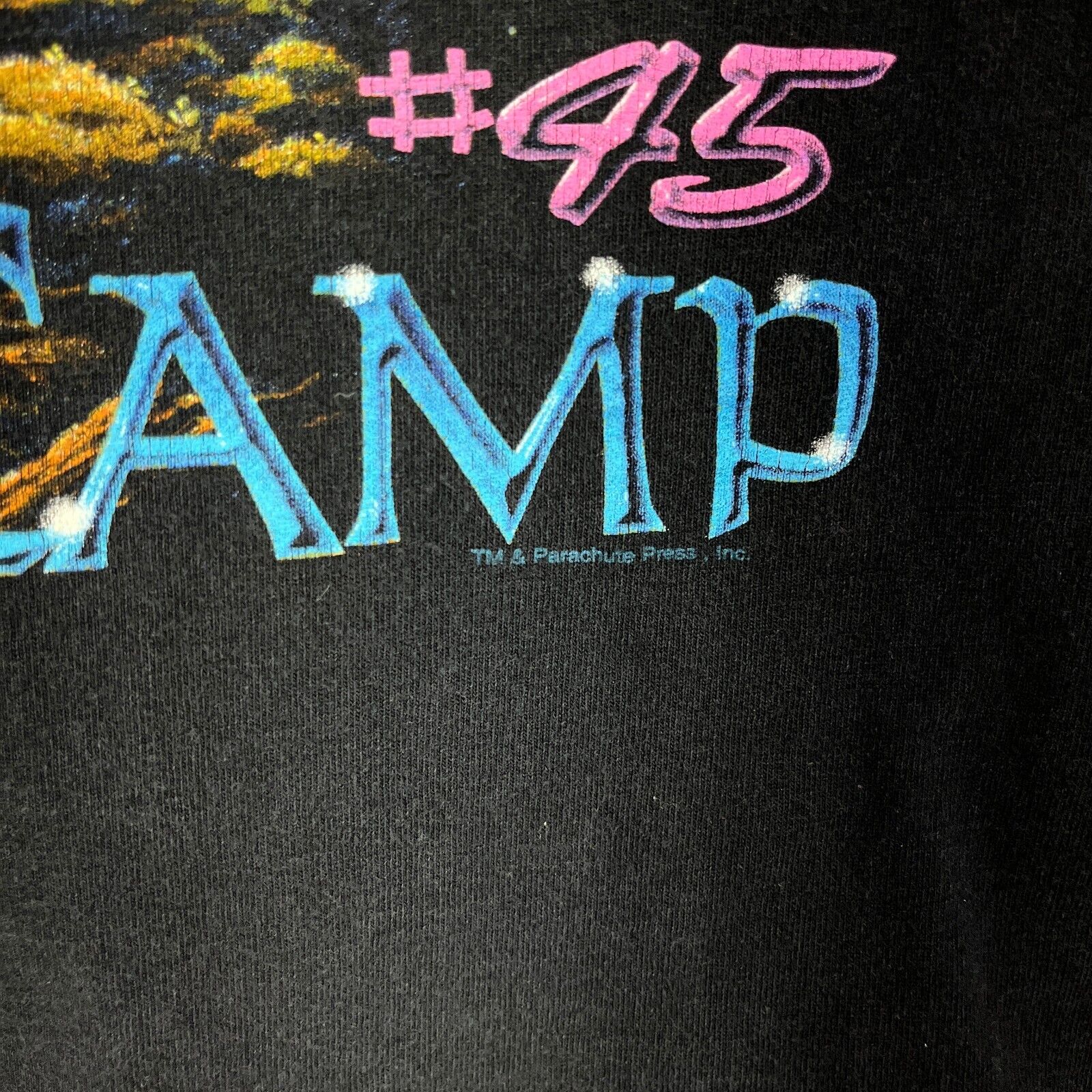 Vintage Goosebumps Ghost Camp Book Novel Graphic T-Shirt Size Kids Large
