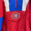 The Montreal Canadiens NHL Starter Quarter Zip Insulated Red Jacket Size L