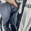 Honda Joe Rocket White Motorcycle Jacket Size M Missing Armour With Liner