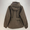 The North Face 600 Hyvent Belted Hooded Brown Full Zip Jacket Size S Women's