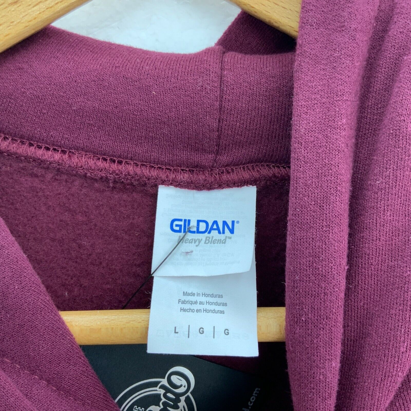 Schrute Farms Bed And Breakfast Logo Burgundy Hoodie Size L