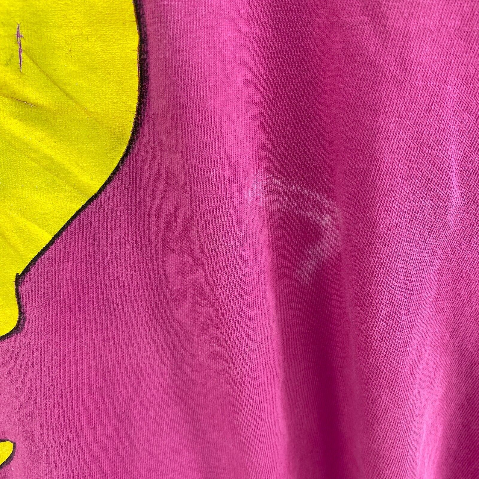 Vintage Warner Bros Tweety Bird Slyvester 1996 Graphic Print Pink T-shirt Size M