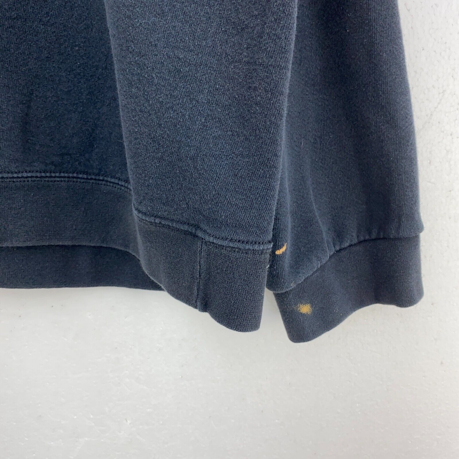Nike Swoosh Check Embroidered Black Sweatshirt Size XL Crewneck