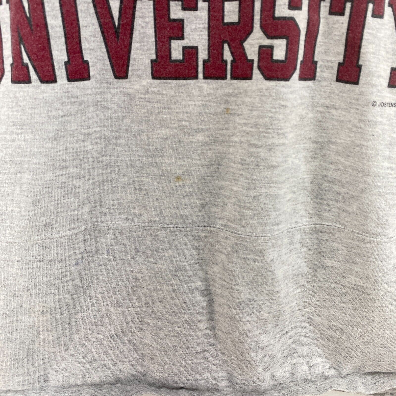 Vintage Harvard University Spell Out Gray T-shirt Size XL Tee