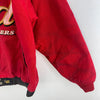 Vintage Chase Athentics Budweiser NASCAR Embroidered Jacket Size L Red