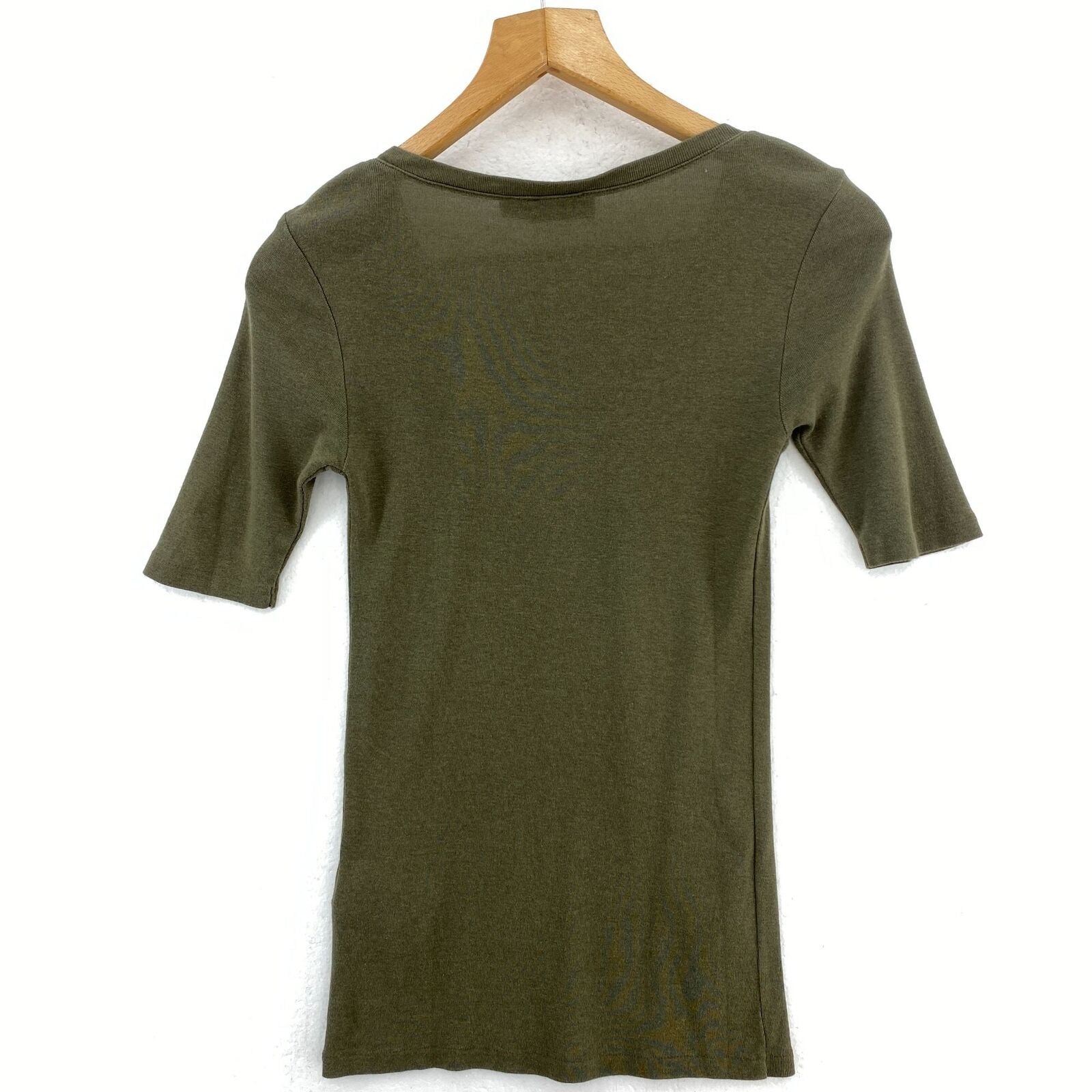 POLO RALPH LAUREN Vintage Green V-neck T-shirt