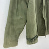 Vintage 1970s Military m-1 Stencil deck Jacket Green Large