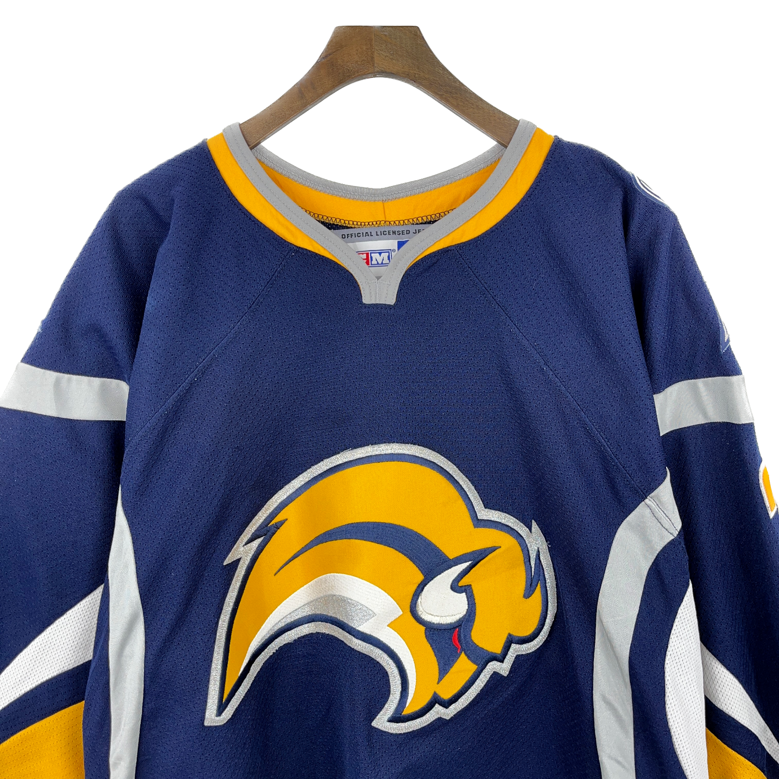 Vintage Buffalo Sabres CCM #30 Miller Navy Blue Jersey Size XL