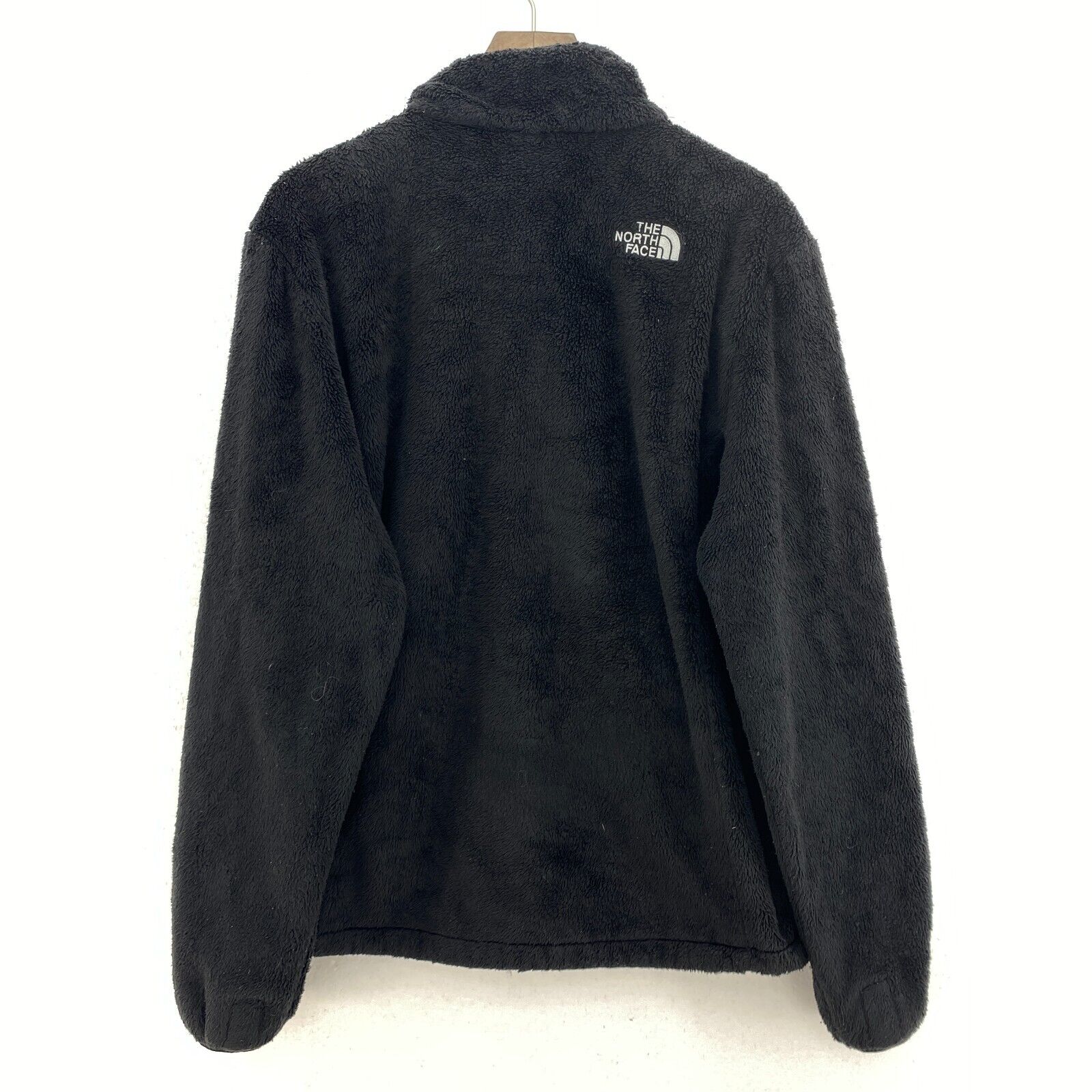 The North Face Logo Full Zip Fleece Black Jacket Size L Women's