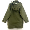 Military 3 In 1 Full Zip 1892 Plain Army Green Hooded Parka Jacket Size S