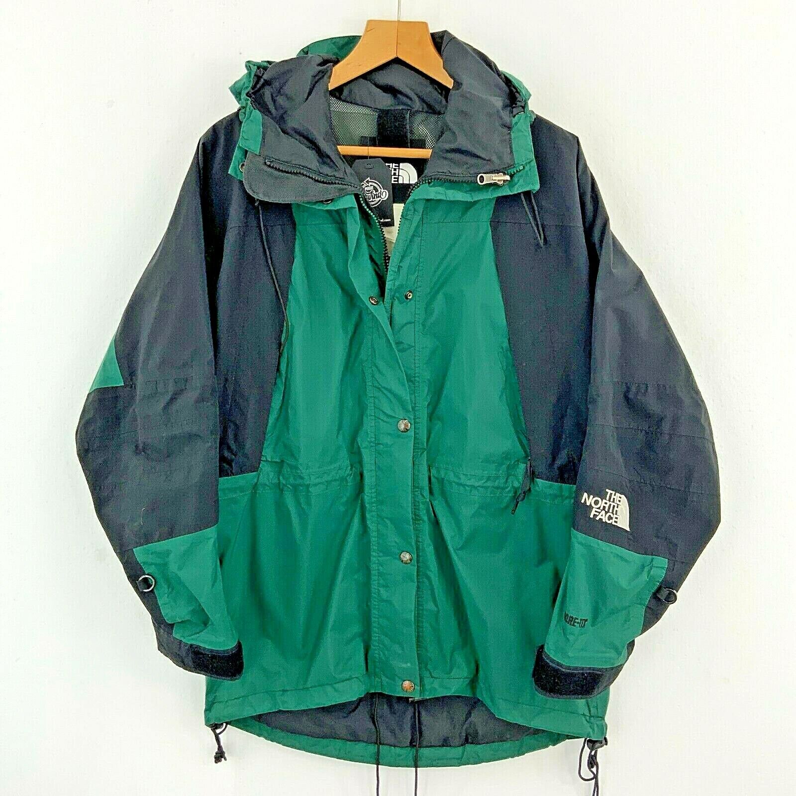 The North Face Women's Full Zip Green Hooded Jacket Size M