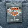 Harley Davidson Motorcycle Biker Black 1996 Minnesota Black T-shirt Size L