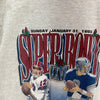Rose Super Bowl XXVII Buffalo Bills Dallas Cowboys 1993 NFL Gray T-shirt Size M
