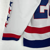 Reebok Washington Capitals NHL Winter Classic Pittsburgh White Jersey Size 50