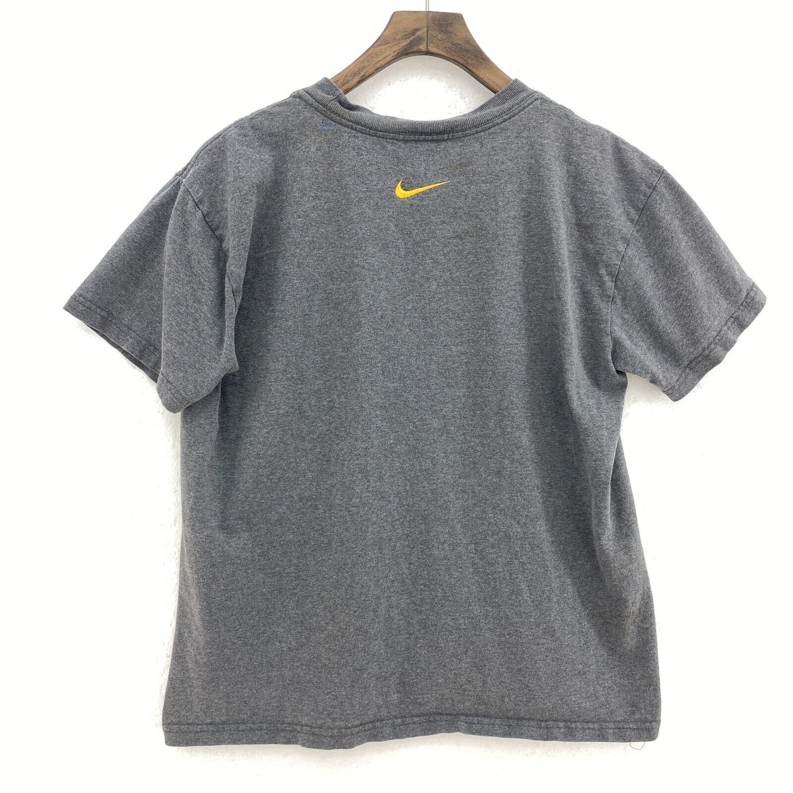 Nike Logo Air Max Embroidered Gray T-shirt Size M Women's
