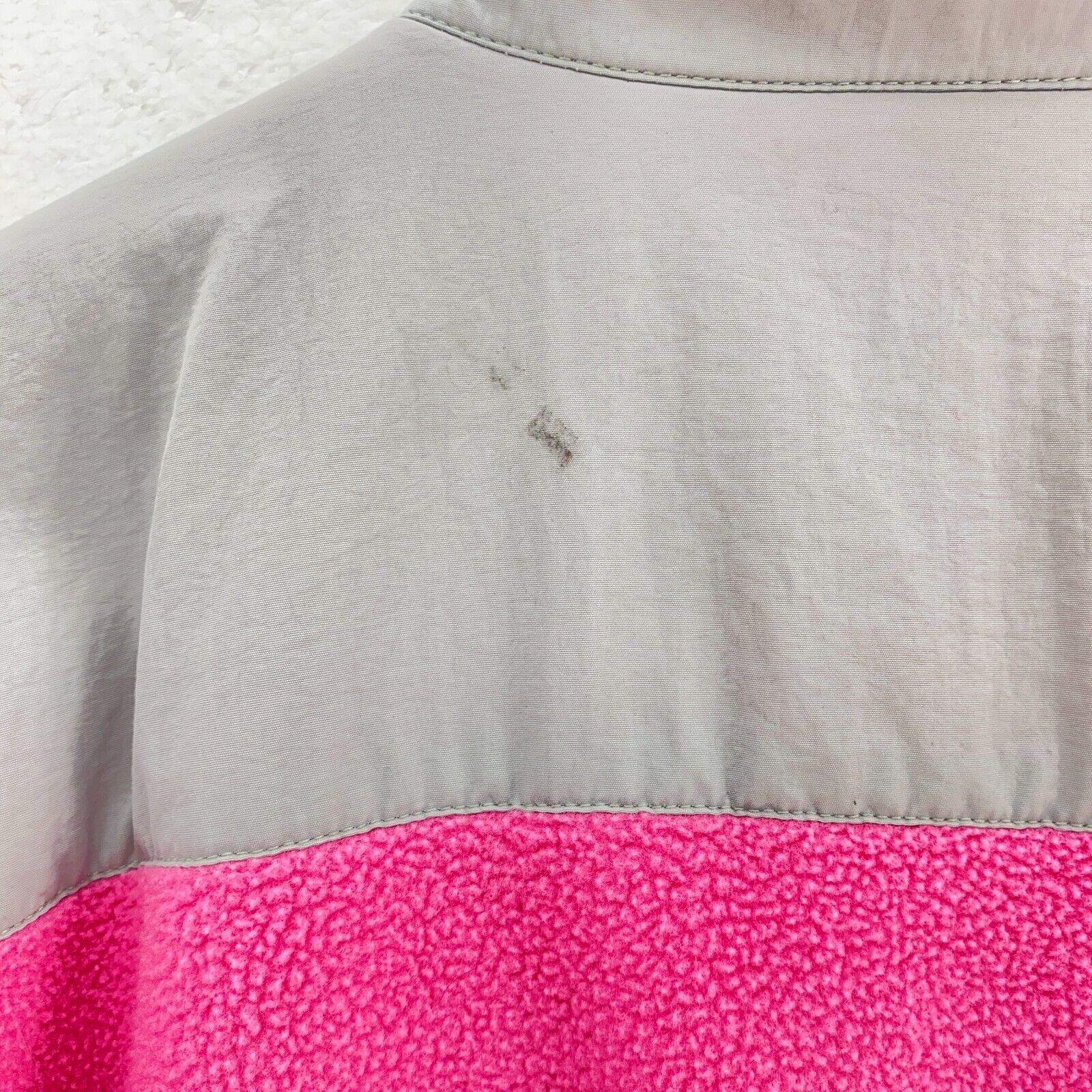 Girl's The North Face Zip Pockets Fleece Snap T Pink Jacket Size M