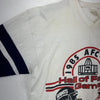 Vintage Hall Of Fame Giants NFL Oilers White T-shirt Size L