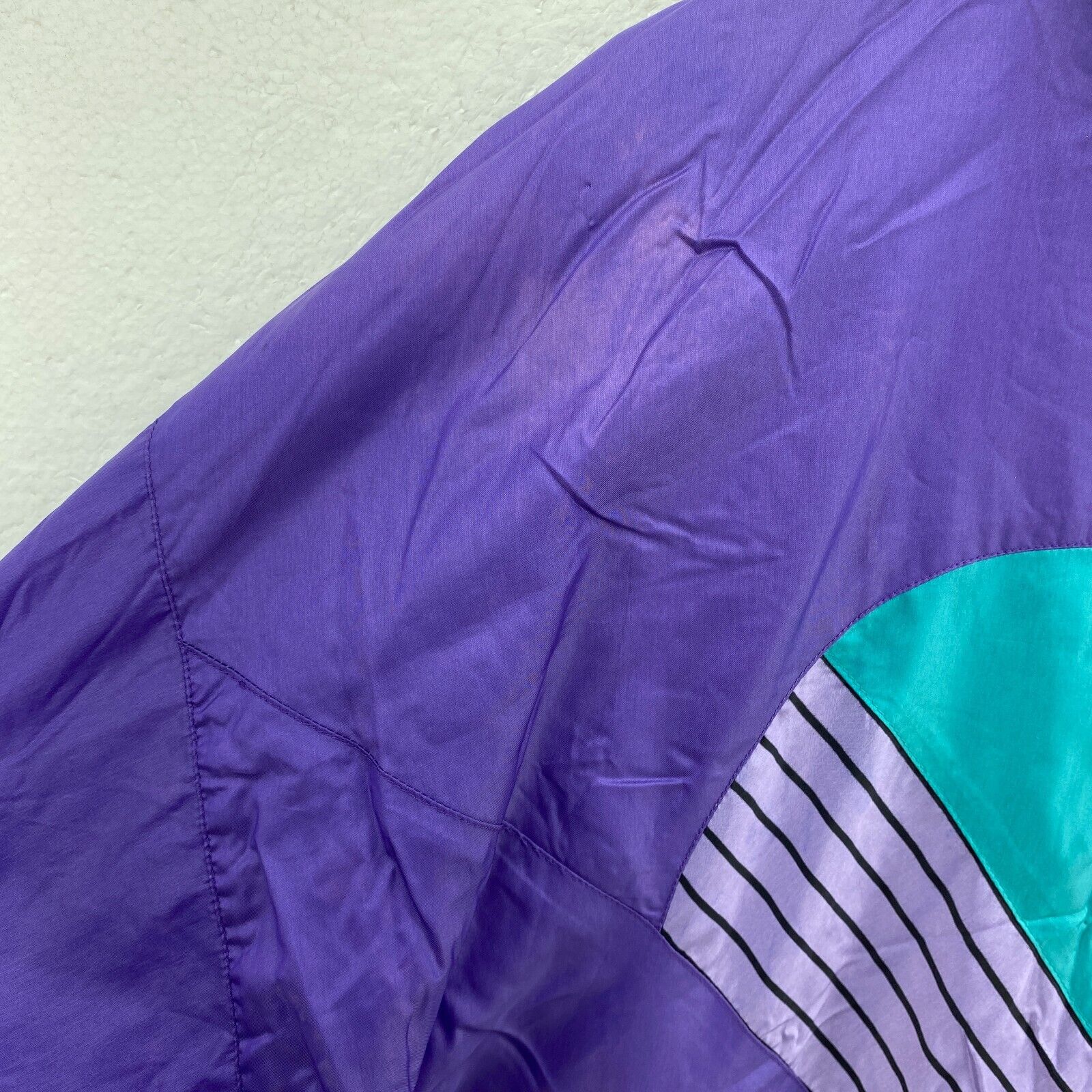 Vintage Adidas Full Zip Purple Track Jacket Size L 90s