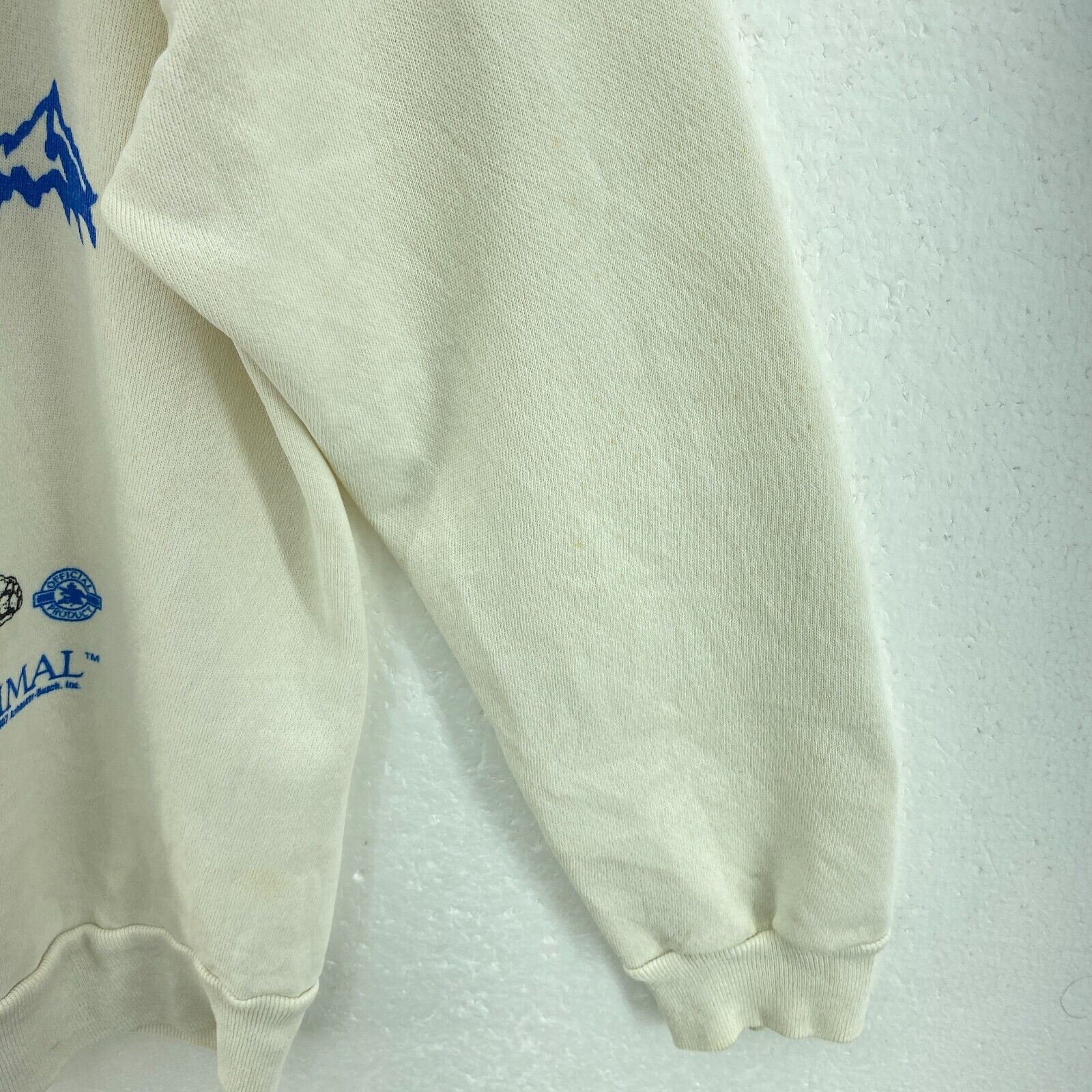 Bud Light The Original Party Animal Ivory Sweatshirt Size L Crewneck Women's