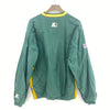 Green Bay Packers V Neck Starter Insulate Light Jacket Pullover Size M Green NFL