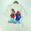 Looney Tunes Tasmanian Devil Bugs Bunny White T-shirt Front Back Print Size M