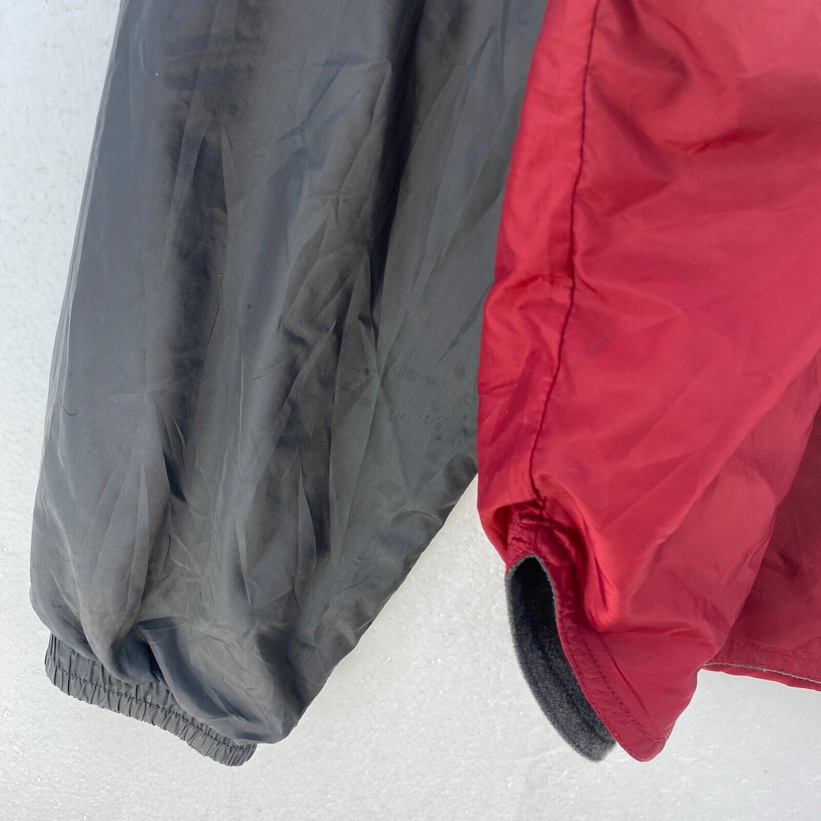 Vintage Marmot Full Zip Red Gray Lightweight Jacket Size L Windbreaker